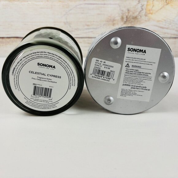 Sonoma Celestial Cypress Jar Candle and Metal Christmas Tree Holder - Picture 4 of 6